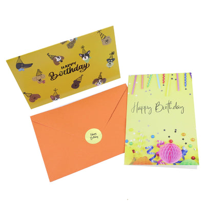 Dessie® 80 Happy Birthday Greeting Cards with Unique Designs and Birthday Wishes, 4”x 6”