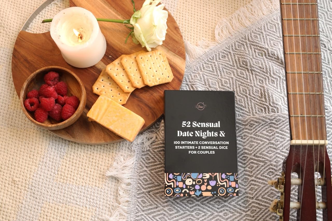 Dessie 52 Scratch-Off Date Night Ideas with 100 Conversation Starters & Couples Dice