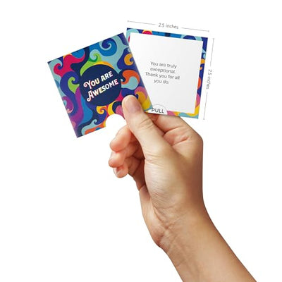 Dessie® 40 Motivational Cards with “You Are Awesome” Inspirational Messages, 2.5” x 2.5”