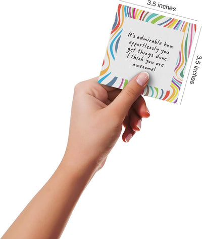 Dessie® 60 Inspirational Pocket Cards with You Are Awesome Message, 3.5” x 3.5”