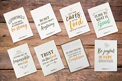 Dessie® 56 Inspirational Christian Cards with Uplifting Verses and Unique Designs, 5” x 7”