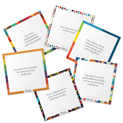 Dessie® 40 Motivational Cards with “You Are Awesome” Inspirational Messages, 2.5” x 2.5”