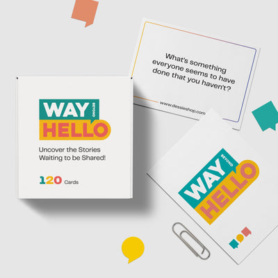 Dessie® Way Beyond Hello Get to Know You Questions Game with 120 Conversation Starter Cards